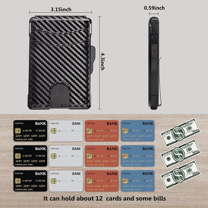 RFID Metal Card Holder with Magnetic Closure