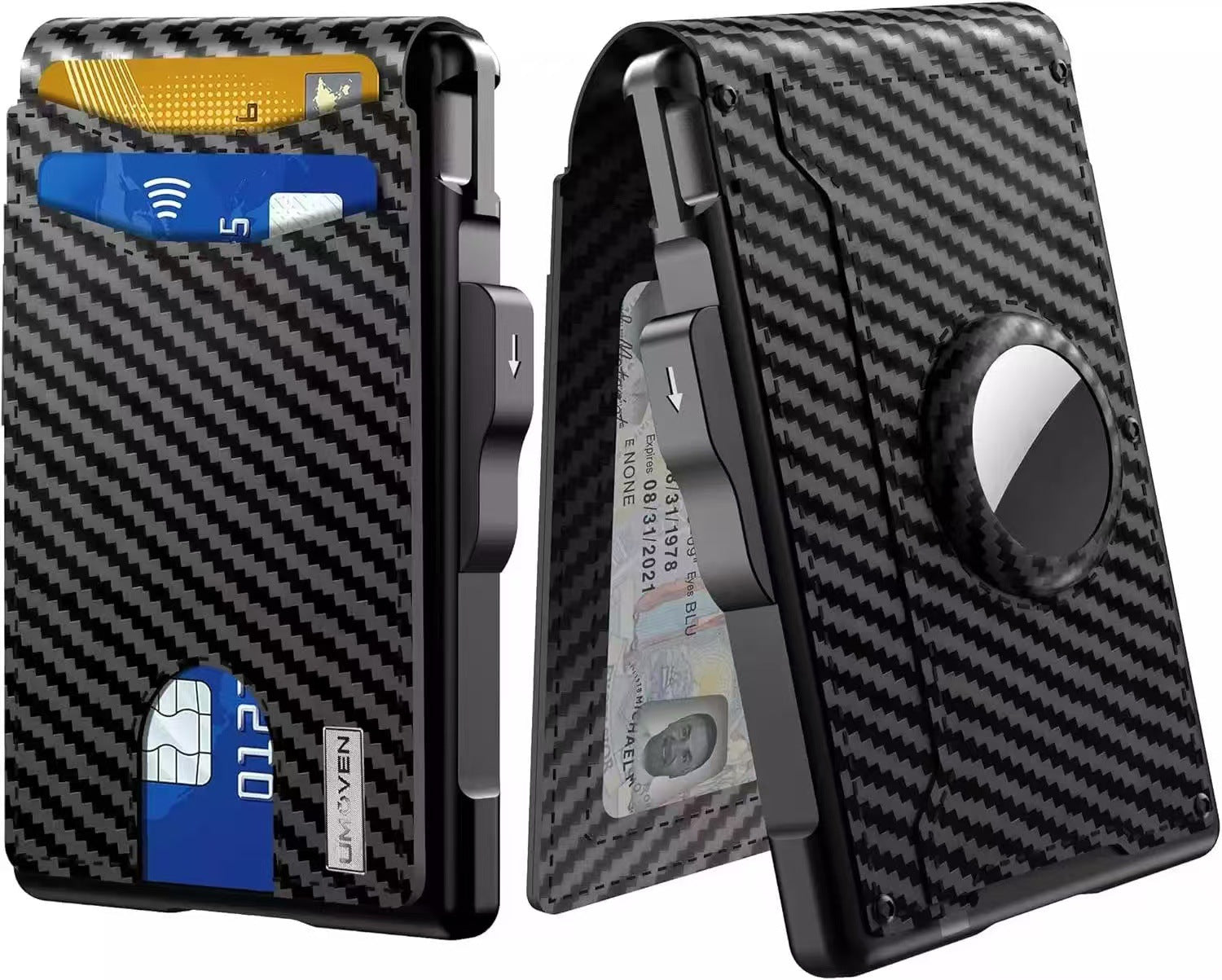 RFID Protective Card Holder with Automatic Ejection
