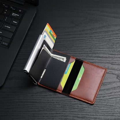 RFID Shielded Anti-Theft Ultra-Thin Credit Card Holder