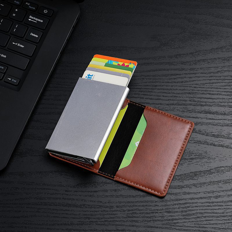 RFID Shielded Anti-Theft Ultra-Thin Credit Card Holder
