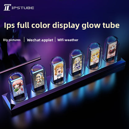 RGB Aluminum Alloy Nixie Tube Style Clock