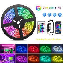 5050RGB Strip 3-Button Wired 12LED/m