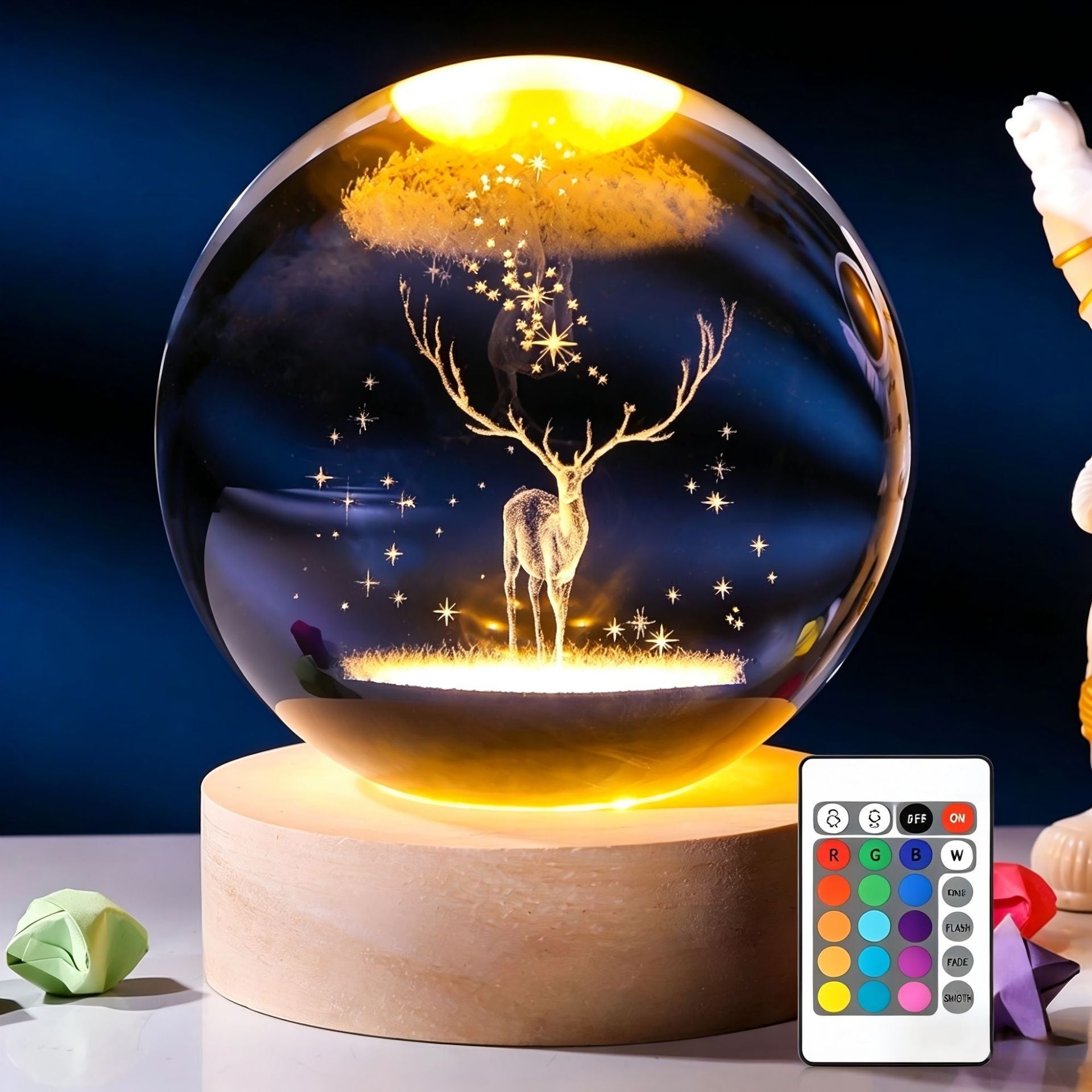 RGB Crystal Ball Night Light