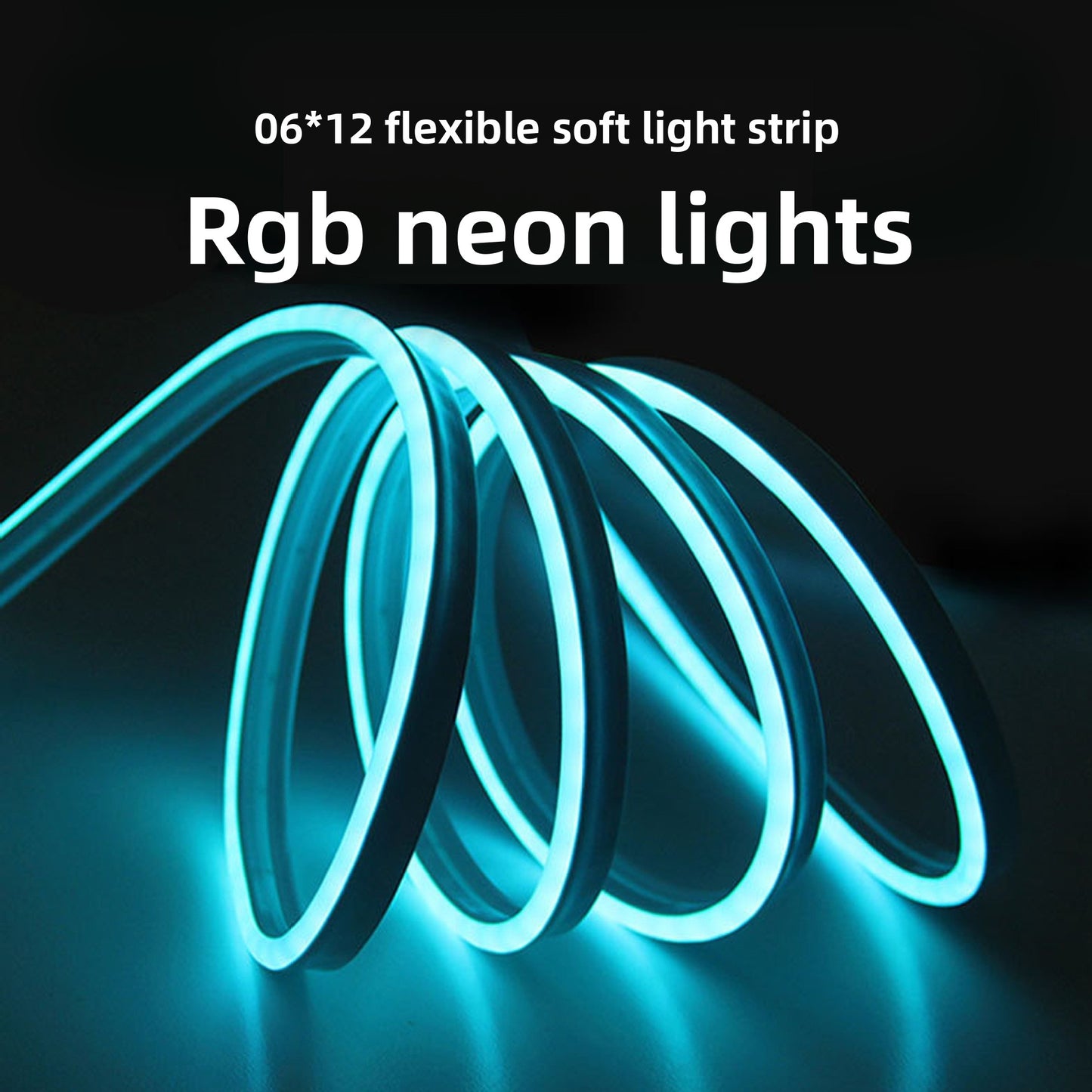 RGB Flexible Silicone Neon Light Strip with Remote Control