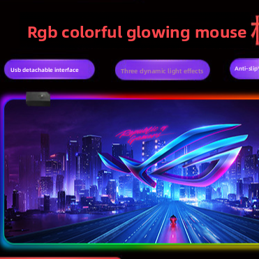 RGB Gaming Mouse Pad with LED Lighting
