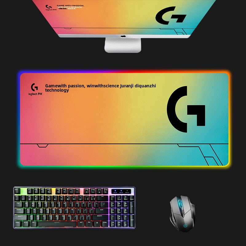 RGB Gaming Mouse Pad with LED Lighting