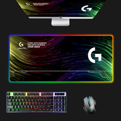 RGB Gaming Mouse Pad with LED Lighting