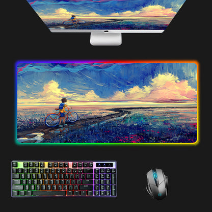 RGB Gaming Mouse Pad with LED Lighting