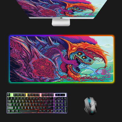 RGB Gaming Mouse Pad with LED Lighting