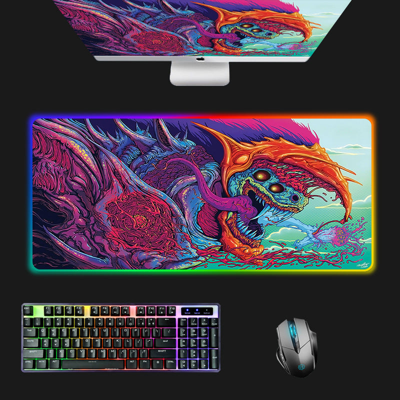 RGB Gaming Mouse Pad with LED Lighting