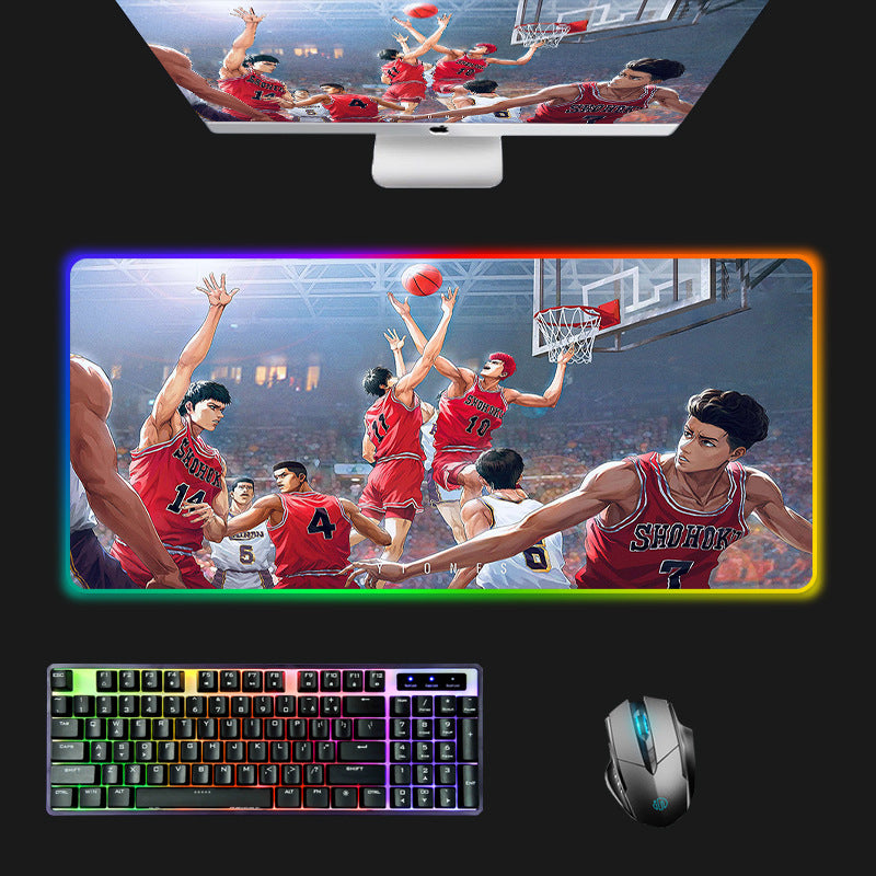 RGB Gaming Mouse Pad with LED Lighting