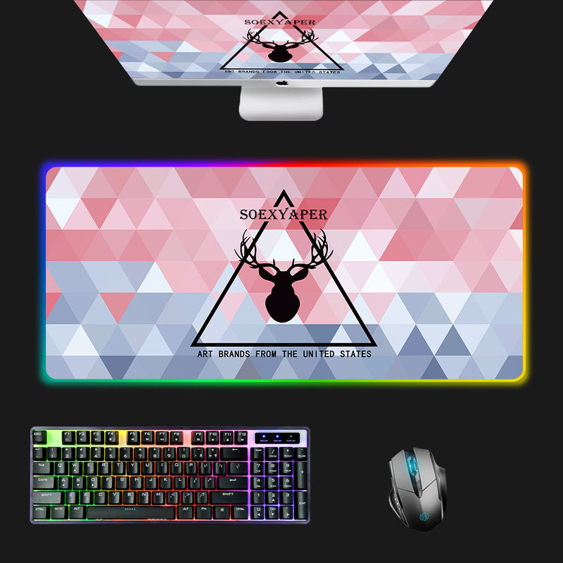 RGB Gaming Mouse Pad with LED Lighting