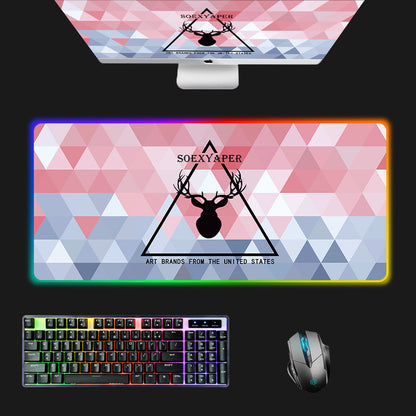 RGB Gaming Mouse Pad with LED Lighting