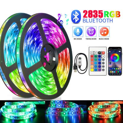 RGB LED Light Strip with Bluetooth Control
