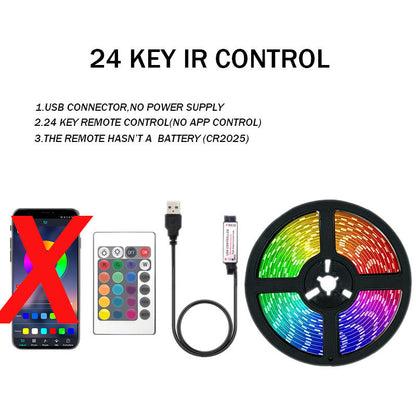RGB LED Light Strip with Bluetooth Control