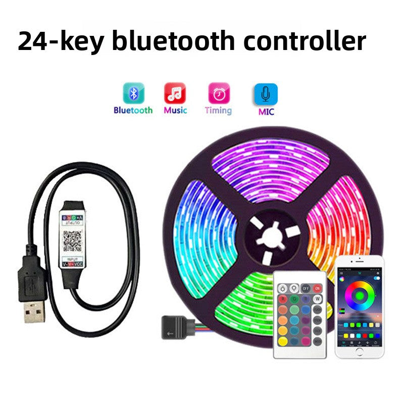 RGB LED Light Strip with Bluetooth Control