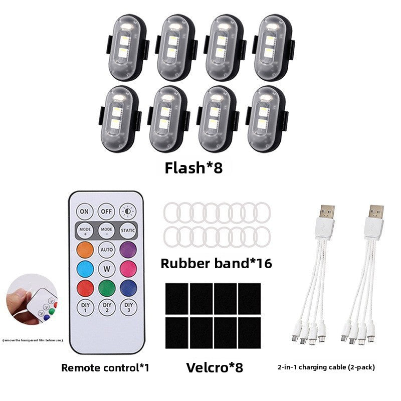 RGB LED Strobe Position Light with Remote Control