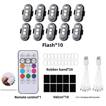 RGB LED Strobe Position Light with Remote Control