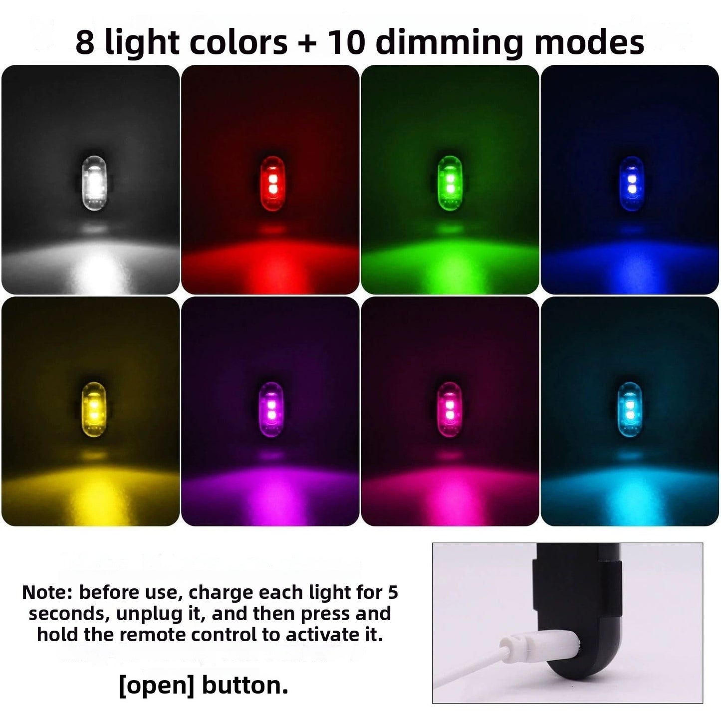 RGB LED Strobe Position Light with Remote Control