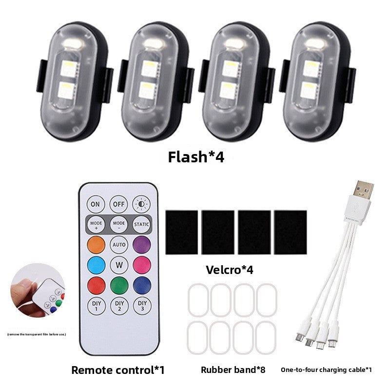 RGB LED Strobe Position Light with Remote Control