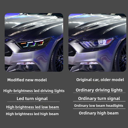 RGB Multicolor LED Lens Daytime Running Lights