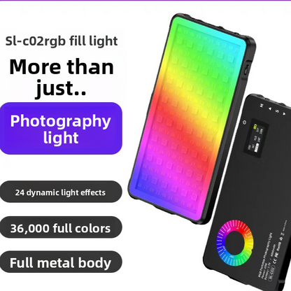 RGB Portable Photography Light with Adjustable Brightness