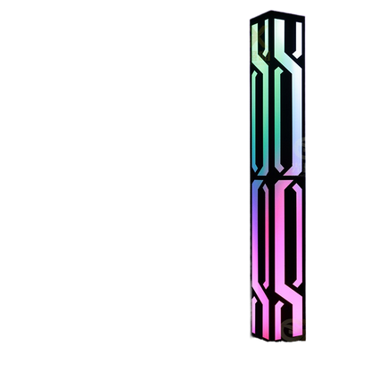 RGB Sound-Activated Floor Lamp with Adjustable Height