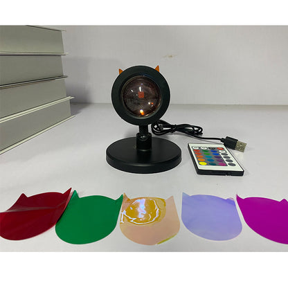 RGB Sunset Projection Lamp with Remote