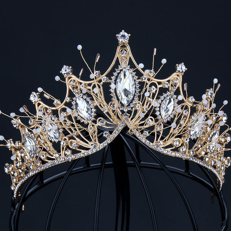 Rhinestone Alloy Wedding Crown Hair Accessory