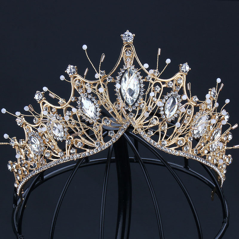 Rhinestone Alloy Wedding Crown Hair Accessory