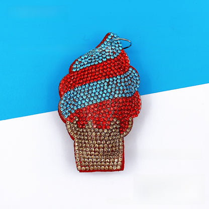 Rhinestone Animal Keychain Pendant