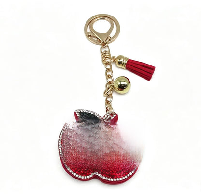Rhinestone Animal Keychain Pendant