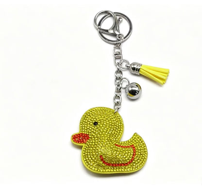Rhinestone Animal Keychain Pendant