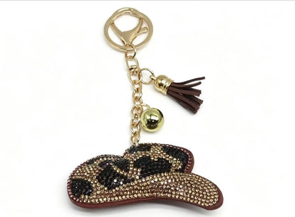 Rhinestone Animal Keychain Pendant