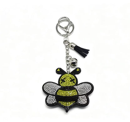 Rhinestone Animal Keychain Pendant