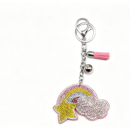 Rhinestone Animal Keychain Pendant