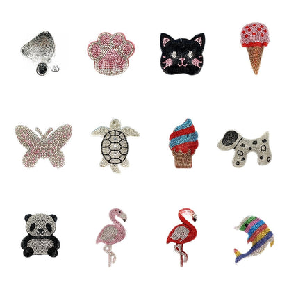 Rhinestone Animal Keychain Pendant