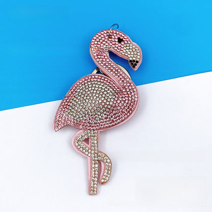 Rhinestone Animal Keychain Pendant