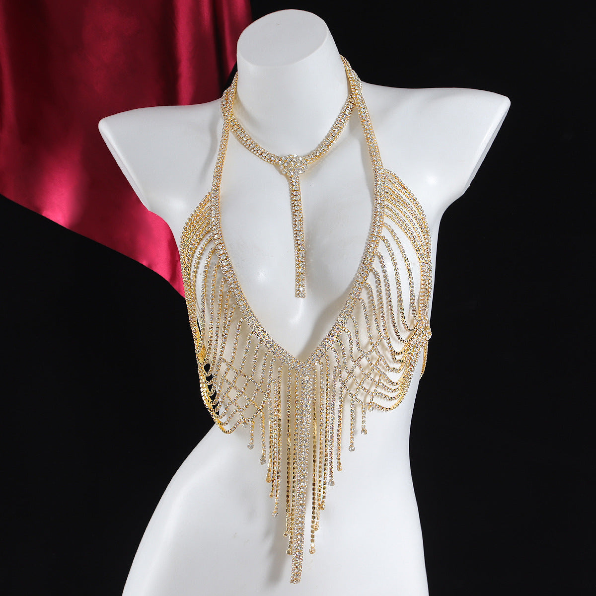 Rhinestone Body Chain