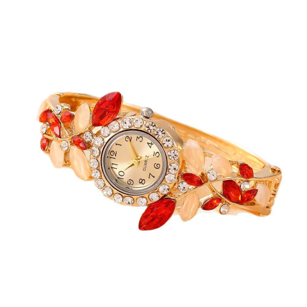 Rhinestone Bracelet Watch