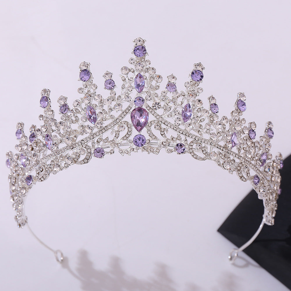 Rhinestone crown headdress