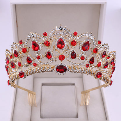 Rhinestone crown headdress
