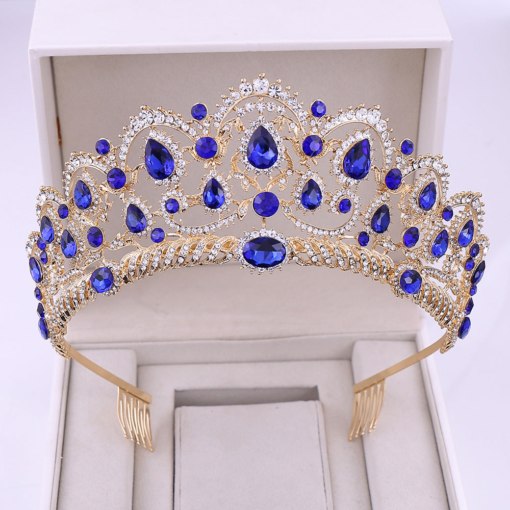 Rhinestone crown headdress