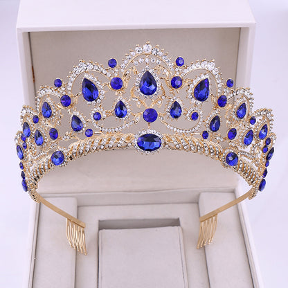 Rhinestone crown headdress