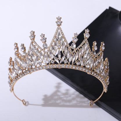 Rhinestone crown headdress