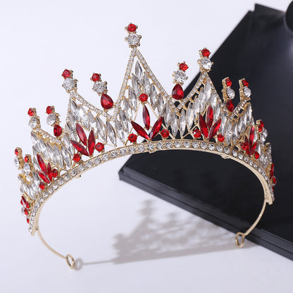Rhinestone crown headdress