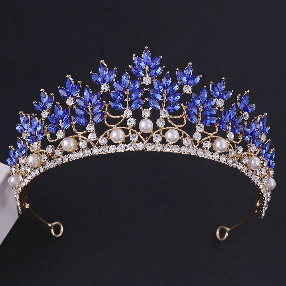 Rhinestone crown headdress