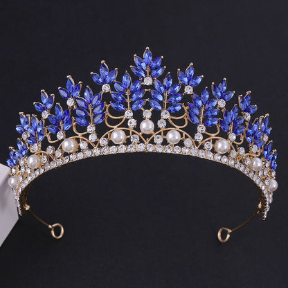 Rhinestone crown headdress