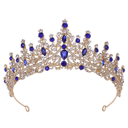 Rhinestone crown headdress