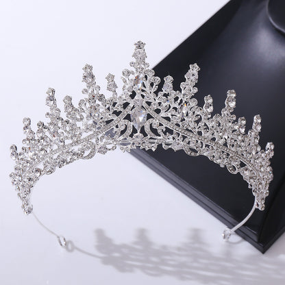 Rhinestone crown headdress